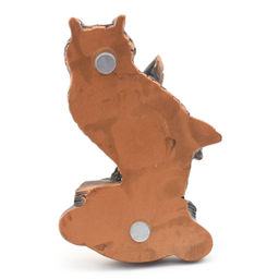 Магнит с самоцветами "Сова умная" 65*100мм Радуга камня