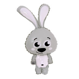 Цена за 5 шт. Шар фольгированный 24 Милый зайка