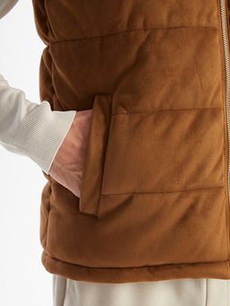 Slim Fit Dik Yaka Erkek ?i?me Yelek