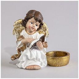 ПОДСВЕЧНИК АНГЕЛ 12,5Х8,8Х11,5 СМ