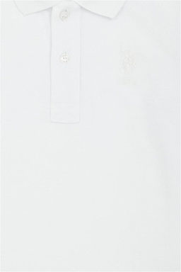 Белый базовый свитшот для мальчика - U.s. polo assn фото 4