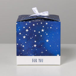Цена за 2 шт. Коробка подарочная складная, упаковка, «Космос: For you», 12 х 12 х 12 см
