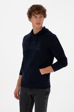 Erkek Lacivert Basic Sweatshirt Sepette S_rpriz _ndirim