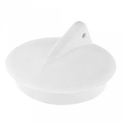 Пробка для ванной д4,5см, h2,1см, резина, белый (Россия) - Домашняя Мода фото 2