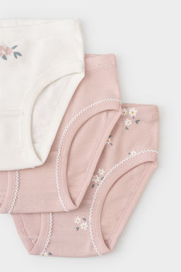CROCKID, Трусы/ уп. Цвет: экрю, дымчатая роза, ромашковое поле