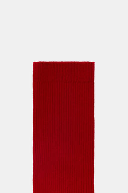 MICRO-RIBBED COTTON SOCKS - Zara фото 12