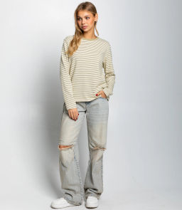 Лонгслив #КТ8013 (4), фисташковый,молочный - Dommod фото 4