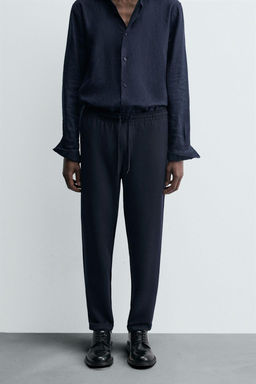 EASY CARE JOGGER WAIST TROUSERS - Zara фото 43