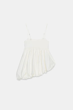TOP TIRANTES GLOBO / Blanco roto - Zara фото 8