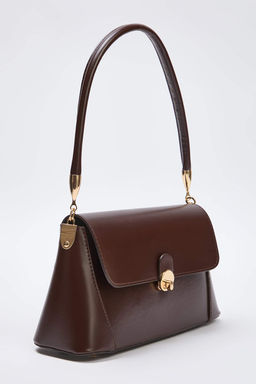 Koyu Kahverengi Metal Toka Detayl? Kad?n Mini Omuz Cantas? TAKAW26OC00081 - Trendyolmilla фото 4