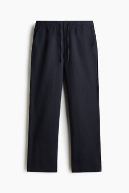 Pantal?n en mezcla de lino Regular Fit - H&m фото 6