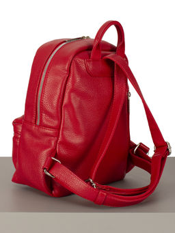 LACCOMA рюкзак Скарлет-красный эко кожа хлопок  фото 2
