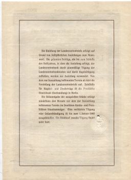 Облигация 4,5% 1000 рейхсмарок 1937 года Германия