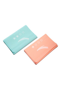 Лента для фитнеса (упаковка 2 шт) Розовый/Голубой