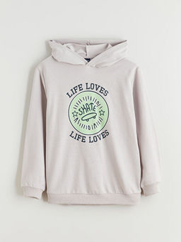 Kap??onlu Erkek ?ocuk Sweatshirt