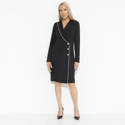 Платье на запах, Судьбоносное решение (black) - Charutti фото 2