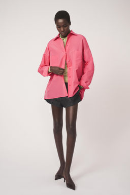 CAMISA BOLSILLOS - THE ITEM ZARA WOMAN / Rosa  фото 3