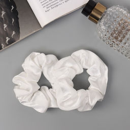 Цена за 6 шт. Резинки для волос «Орбита», набор 2 шт., Ариадна полосы, 9 см, белые