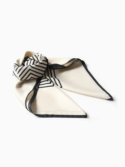 Платок женский MINAKU «Диагональ», молочный, размер 70×70 см