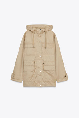 HOODED MULTI-POCKET JACKET - Zara фото 10