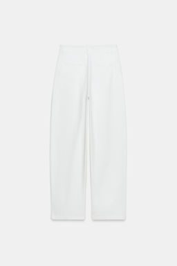 PANTAL?N BARREL ZW COLLECTION / Blanco