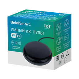 ULC-A700 18M/WF BLACK Умный ИК-пульт Wi-Fi, универсальный. micro-USB 5V (в/к). 18м. Черный. Голосовое управление+приложение UnielSmart. TM Uniel - Volpe фото 5