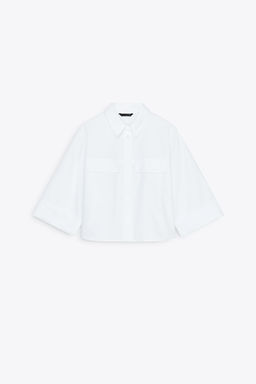SHORT OXFORD SHIRT - Zara фото 5
