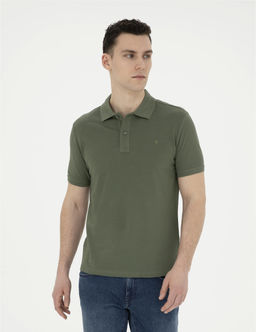 Haki Slim Fit Basic Ti__rt