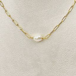 Кулон на цепочке из Жемчуга 42 см +