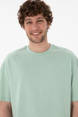 Erkek Long Fit Bisiklet Yaka Su Ye_ili Basic Ti__rt Sepette S_rpriz _ndirim - U.s. polo assn фото 3