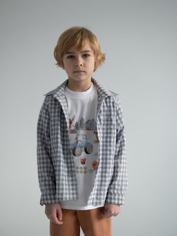 Шорты для мальчика, корица - Lesi kids фото 2