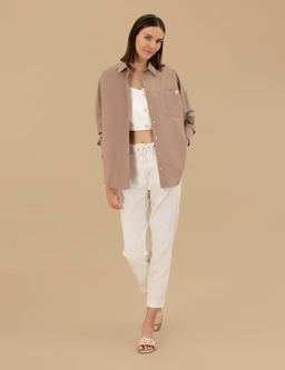 Camel Oversize Uzun Kollu G_mlek - Pierre cardin фото 2