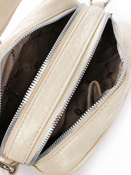 LACCOMA сумка Лаура-бежевый эко кожа хлопок фото 5