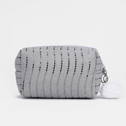 Косметичка на молнии, цвет серебряный - Simaland фото 8