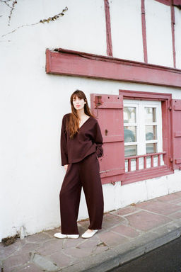 INTERLOCK BALLOON TROUSERS - Zara фото 2