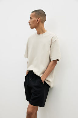 Pantalon corto en sudadera Regular Fit