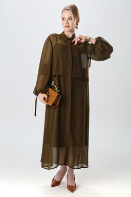 Платье NIKVA н944-10 хаки