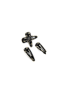 Набор заколок клик-клак ZG9092 черн