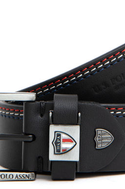 Мужской черный пояс - U.s. polo assn фото 4