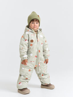 Комбинезон демисезонный Ферма/Шалфей 0+