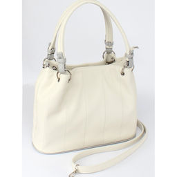 Сумка женская искусственная кожа ADEL-319, 1 отд, плечевой ремень, бежевый/серый флотер 259114