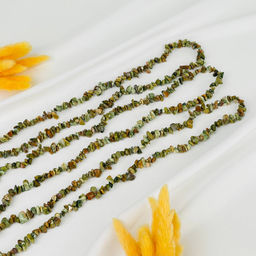 Бусины для украшений из океанической Яшмы крошка 85 см