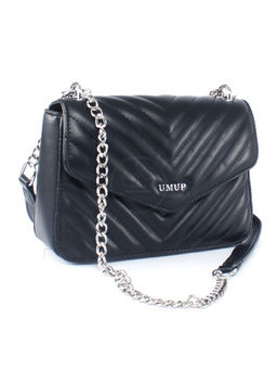 Сумка женская искусственная кожа UMUP-2023-226, 1отд, плечевой ремень, черный SALE 258706 - Adelia фото 6