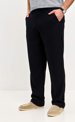 Брюки лен P511-0852Rus navy