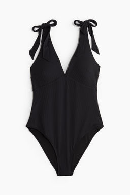 Padded-cup High Leg swimsuit