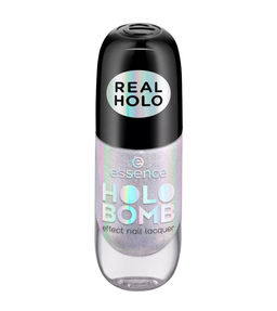 essence Лак для ногтей с оригинальным эффектом Holo Bomb, 01 Ridin' Holo 8 мл