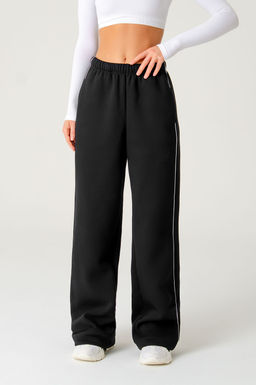 Арт. 7904 Брюки оверсайз с начесом 44-48 (3 шт) Цвет:черный