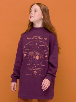 PELICAN, толстовка для девочек, Бордовый