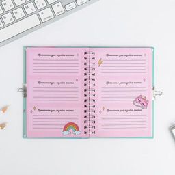 Анкета в твердой обложке на замочке Анкета енотик, А6 40 л - Artfox фото 9