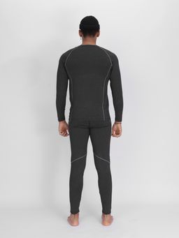Комплект мужского термобелья без начеса темно-серого цвета 2213TC - FUYOUKAI фото 7